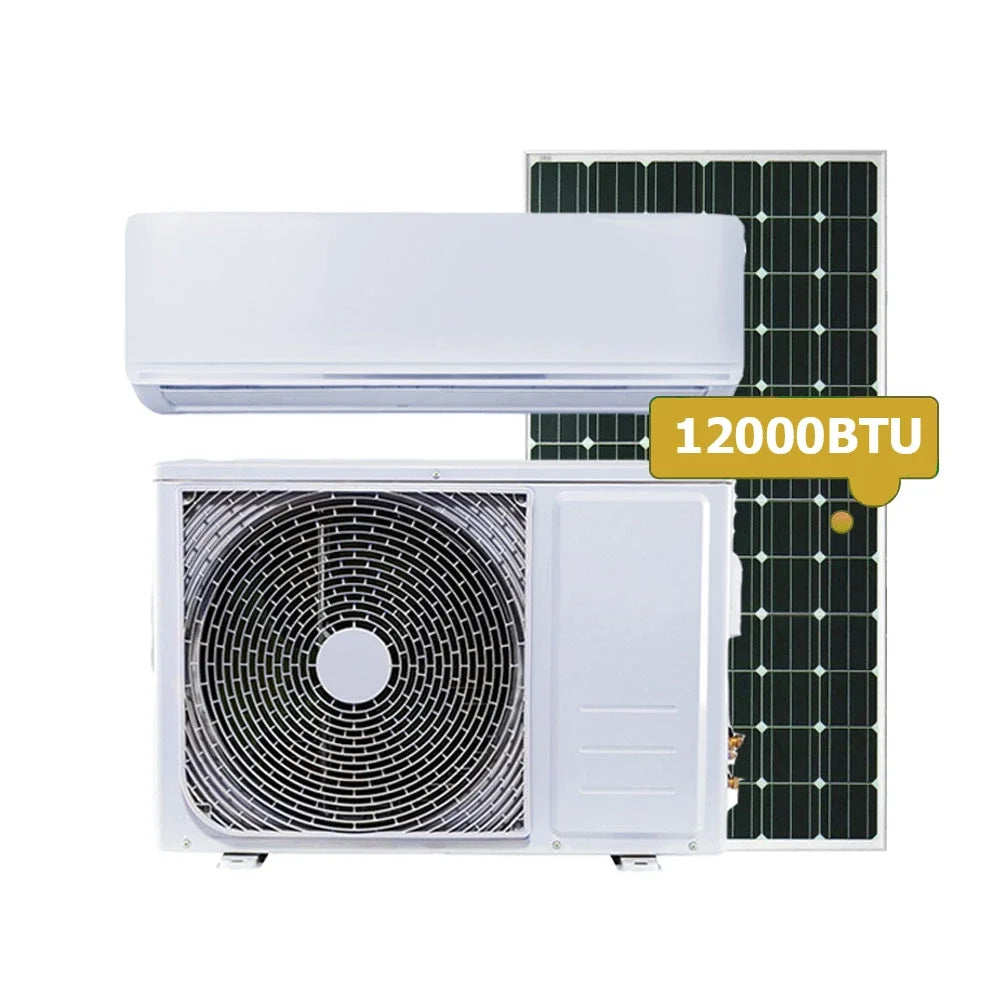 Hot Selling 9000BTU 12000BTU 18000BTU 24000BTU Hybrid Home Solar Air Conditioner Easy To Installing