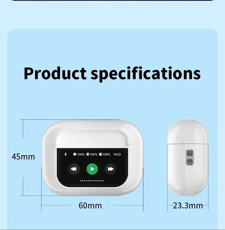 Xiaomi Tour Pro6 ANC Wireless Earbuds LED Screen Noise Cancelling Bluetooth Headphones Sports earphones With Mic For Android iOS