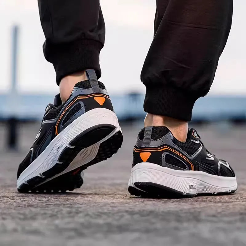 Skecher Men's Sneakers Summer breathable mesh casual running shoes Lightweight shock-absorbing jogging shoes