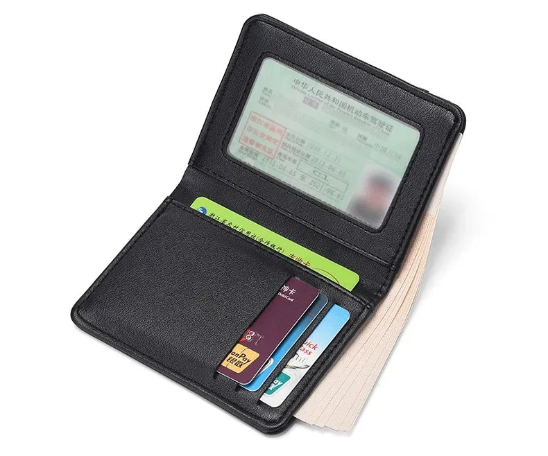1PC New Super Slim Soft Wallet PU Leather Mini Credit Card Wallet Purse Card Holders Men Wallet Thin Small Short Skin Wallets
