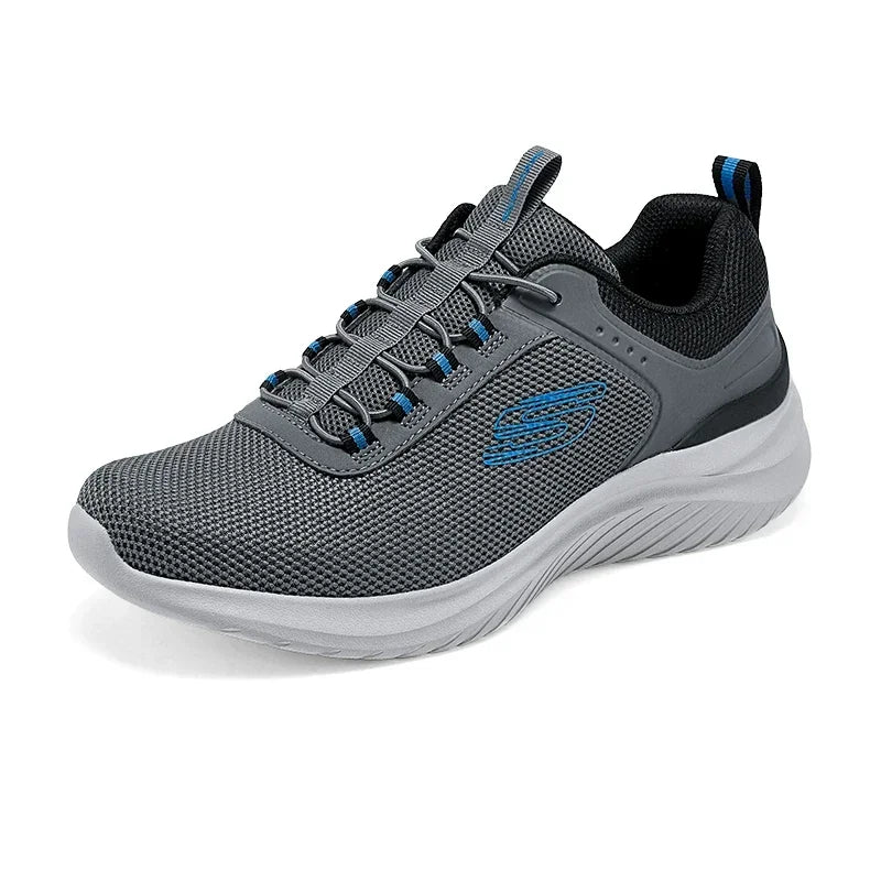 Skechers Mens Non-Slip Casual Sneakers Breathable Outdoor Jogging Training Sports Running Outdoor Lace Up Shoes tenis masculino