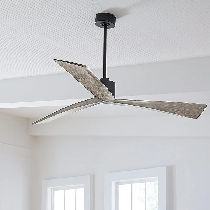 60 inch Nordic minimalist ceiling fan living room restaurant household electric fan modern European style fan light