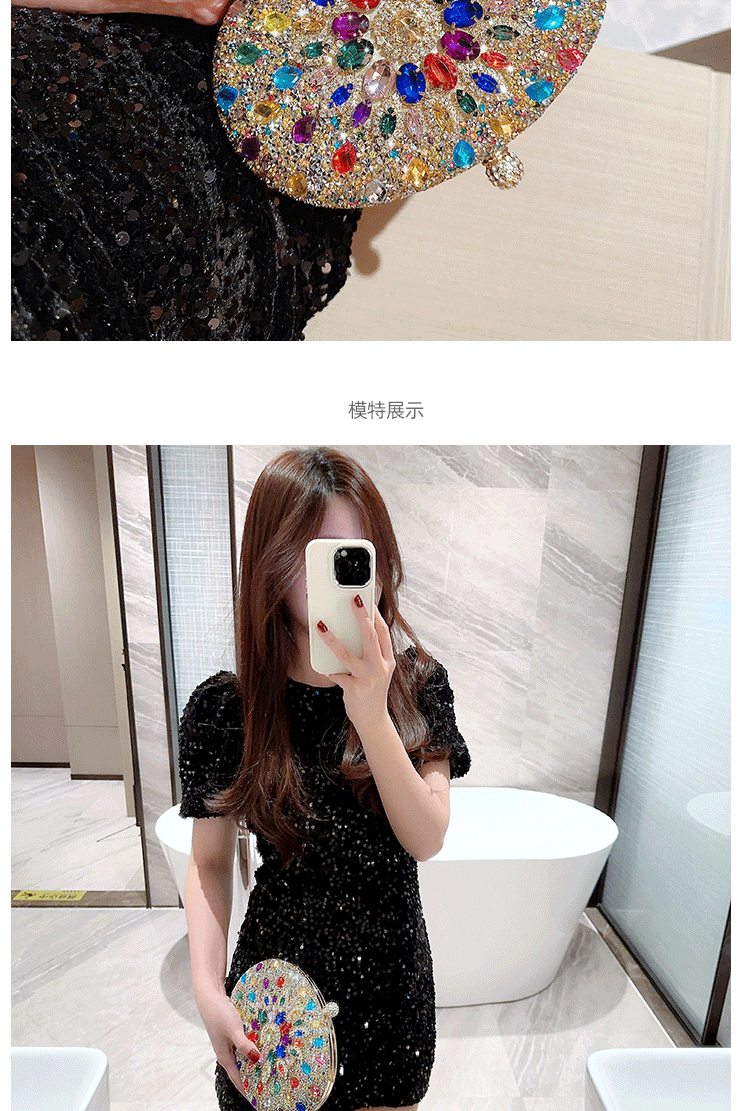 Luxury Crystal Diamond Women Clutch Evening Bag Wedding Crystal Ladies Purse Female Sparkly Wallet for Wedding Party