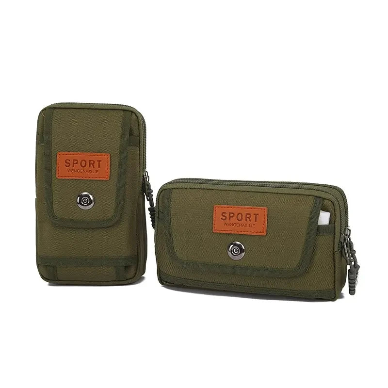Outdoor Waist Bag Purse Military Waist Fanny Pack Men 6.5 Inches Phone Pouch Camping Hunting Tactical Edc Bag Unisex Worker Bag