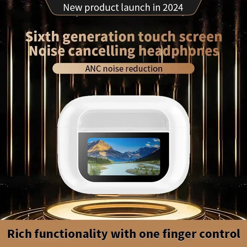 Xiaomi Tour Pro6 ANC Wireless Earbuds LED Screen Noise Cancelling Bluetooth Headphones Sports earphones With Mic For Android iOS