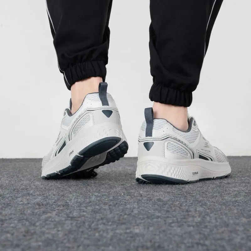 Skecher men's shoes 2025 new mesh breathable sports shoes Wear-resistant casual shoes cushioned running shoes 220036-WNV