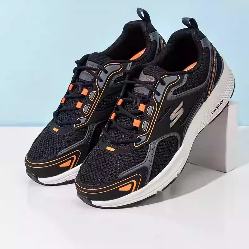 Skecher Men's Sneakers Summer breathable mesh casual running shoes Lightweight shock-absorbing jogging shoes