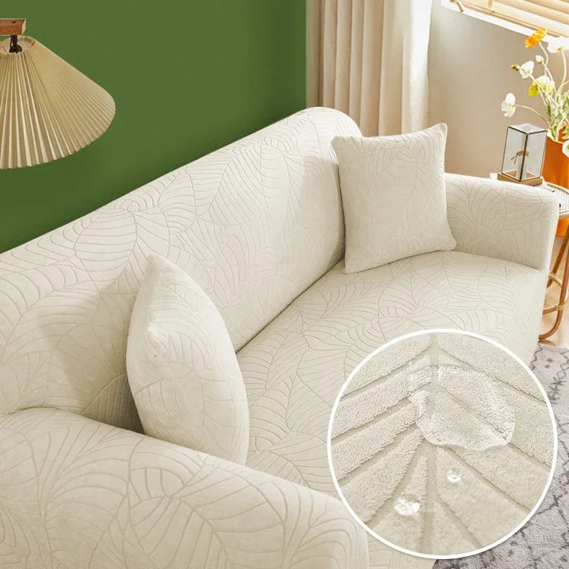 Thicken Waterproof Jacquard Sofa Cover for Living Room Thick Sofa Cover 1/2/3/4 Seater L-Shaped Corner Sofa Cover