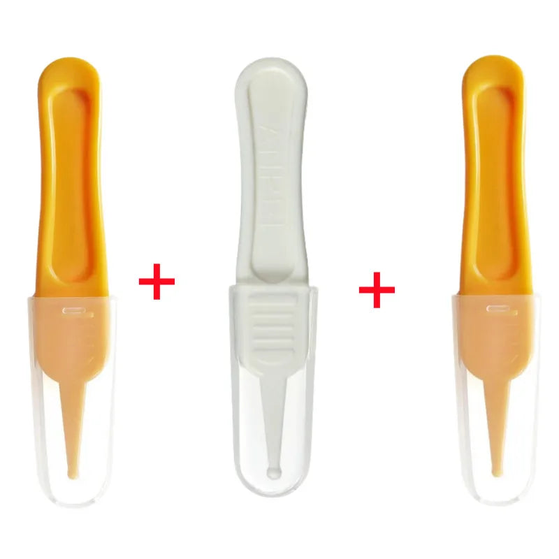 Baby Nose Cleaning Tweezers Infant Ear Nose Navel Clean Tool Safe Baby Dig Booger Clips Snot Removal Newborn Cleaning Supplies