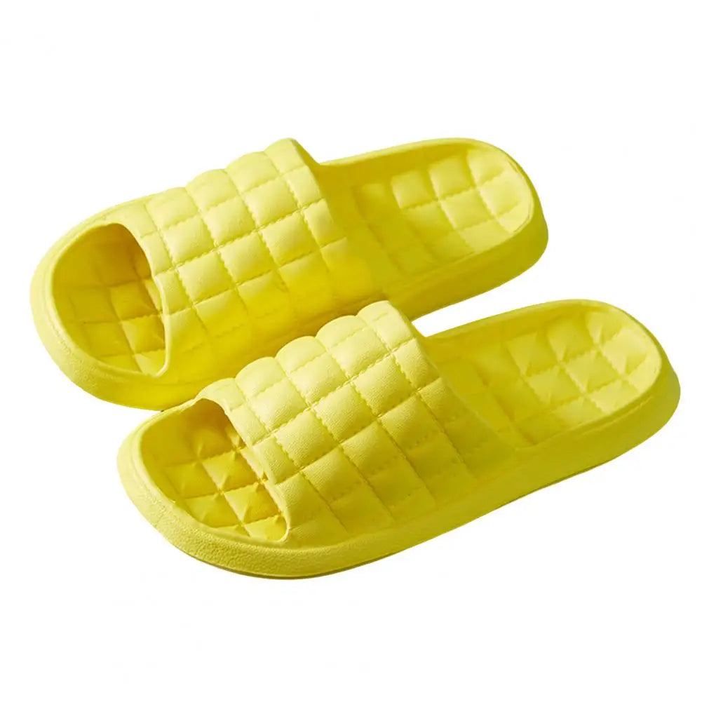 1 Pair Stylish Indoor Slippers Soft Sole Lightweight House Slippers Male Female Summer House Slides