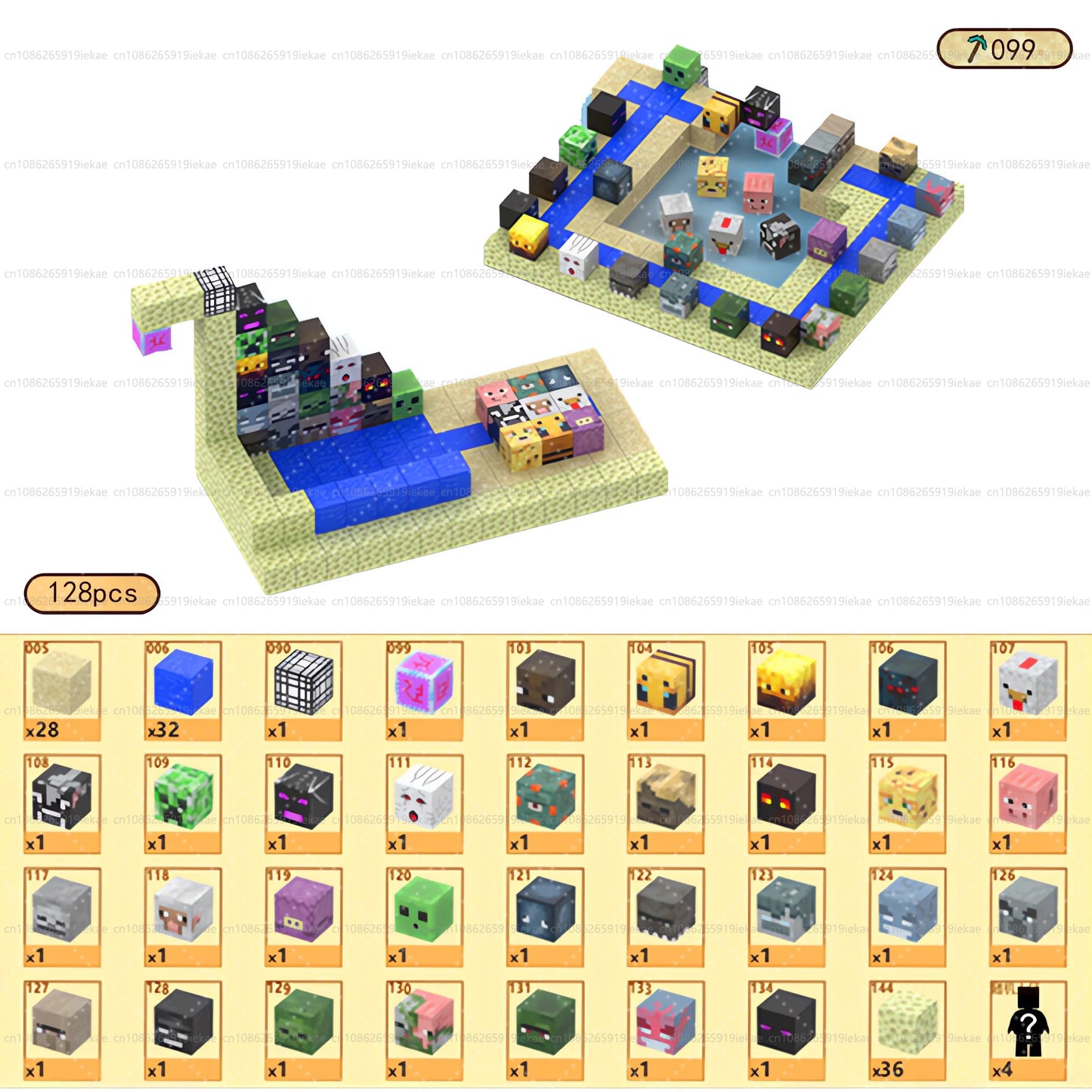 Magnetic Building Blocks Magnet Cube Mine World Set Toy STEM Sensory Montessori Stacking Cubes Construction Set Toy Holiday Gift