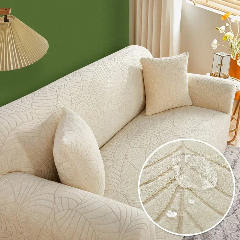 Thicken Waterproof Jacquard Sofa Cover for Living Room Thick Sofa Cover 1/2/3/4 Seater L-Shaped Corner Sofa Cover