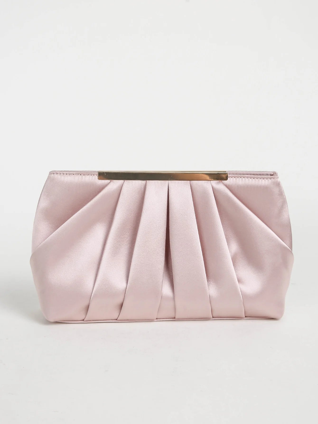 Women's Evening Clutch Bags Formal Party Purses, Elegant Ruched Clutch Purses Bride and Bridesmaid Handbag for Women Wedding
