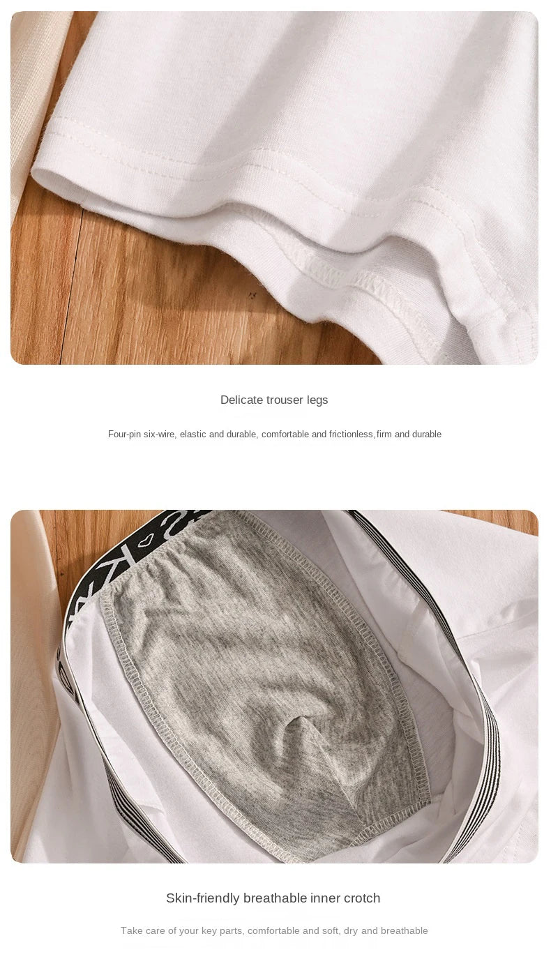 1Pcs Men Boxers Mens Cotton Underwear Sexy Men's Boxer Shorts Printed Panties Breathable U Convex Male Underpants L-6XL