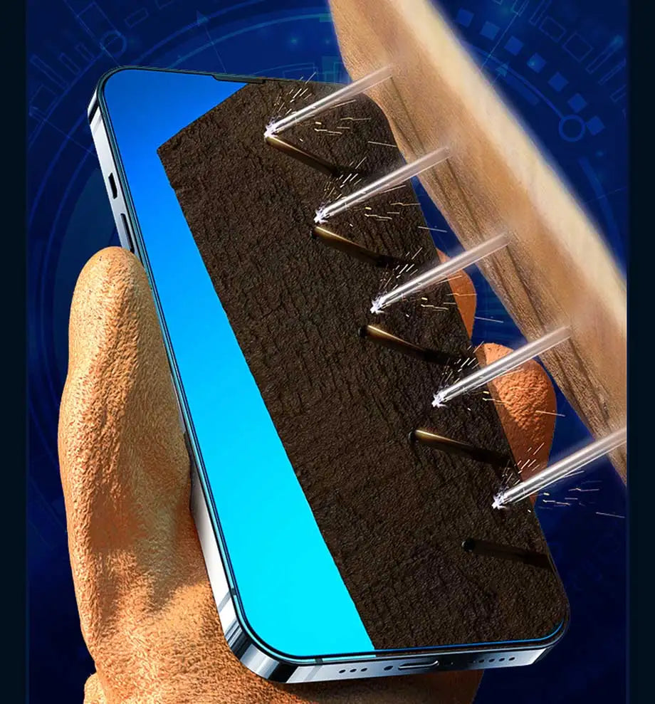 4PCS Tempered Glass for iPhone 11 12 13 14 15 Pro XR X XS Max Screen Protector on for iPhone 12 13 Mini 7 8 6 Plus SE Glass