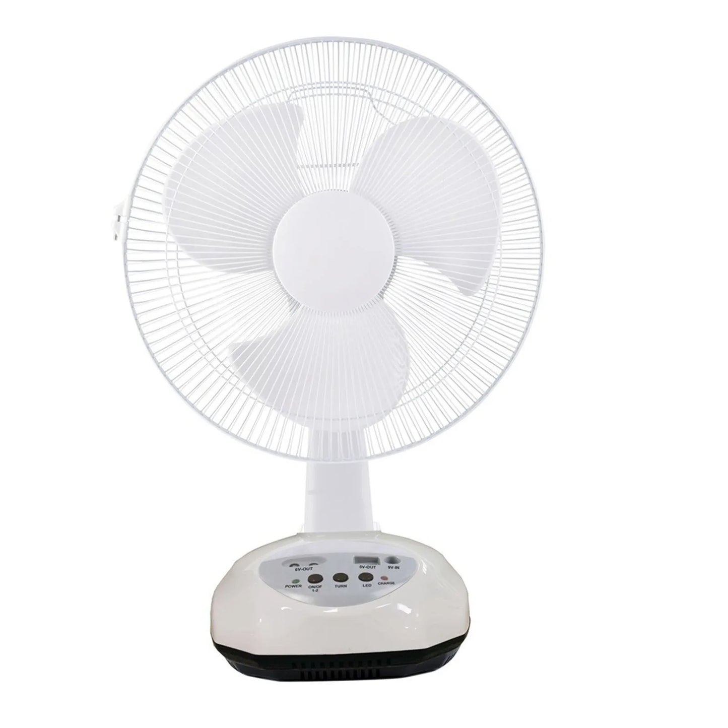 Solar Powered Fan Portable Solar Desktop Fan Multipurpose Desktop Bedside Fan Rechargeable for Camping Home Outdoor Office