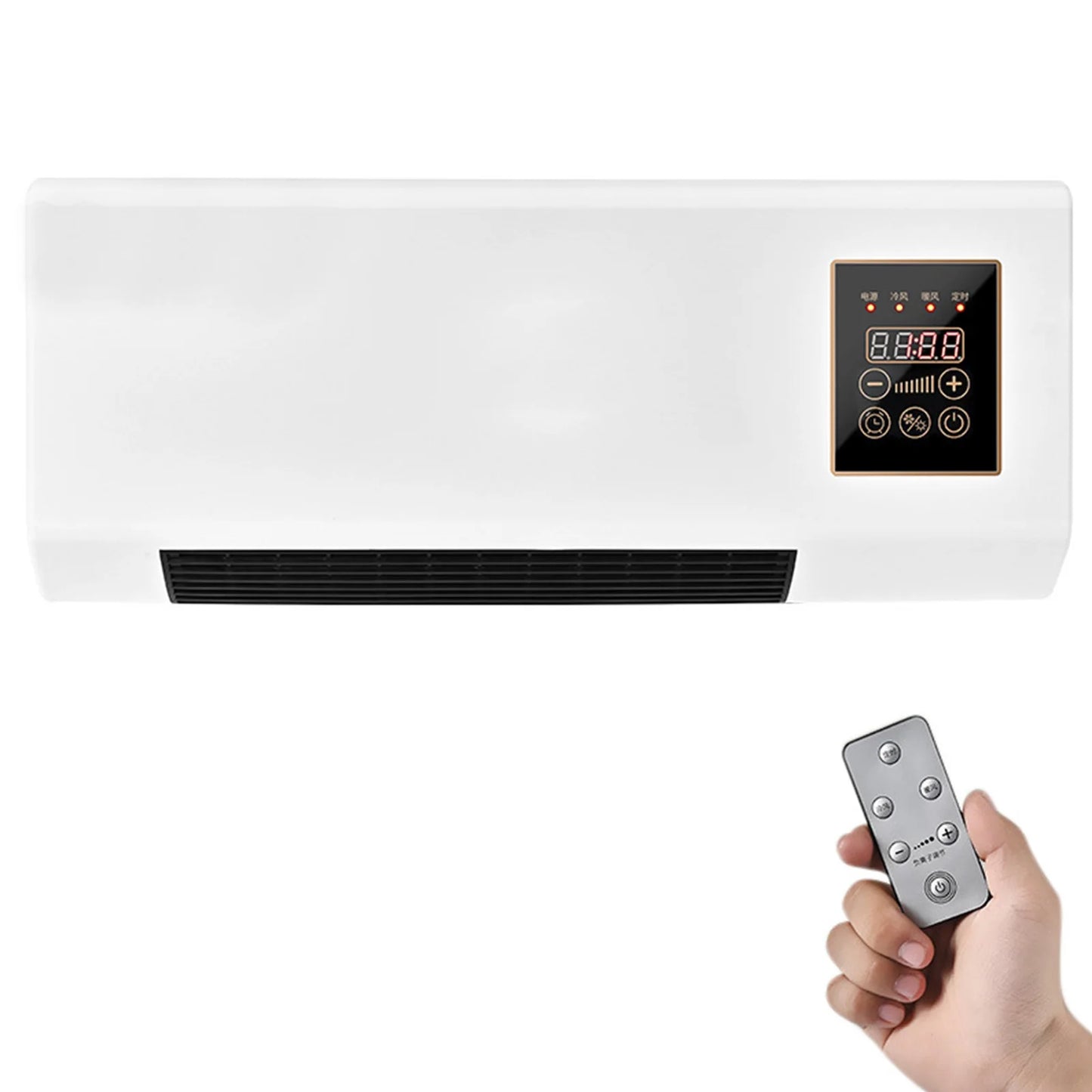 Air Conditioner Constant Temperature Heating Control Mini Wall Air Conditioner with Remote Control for Living Room 220V