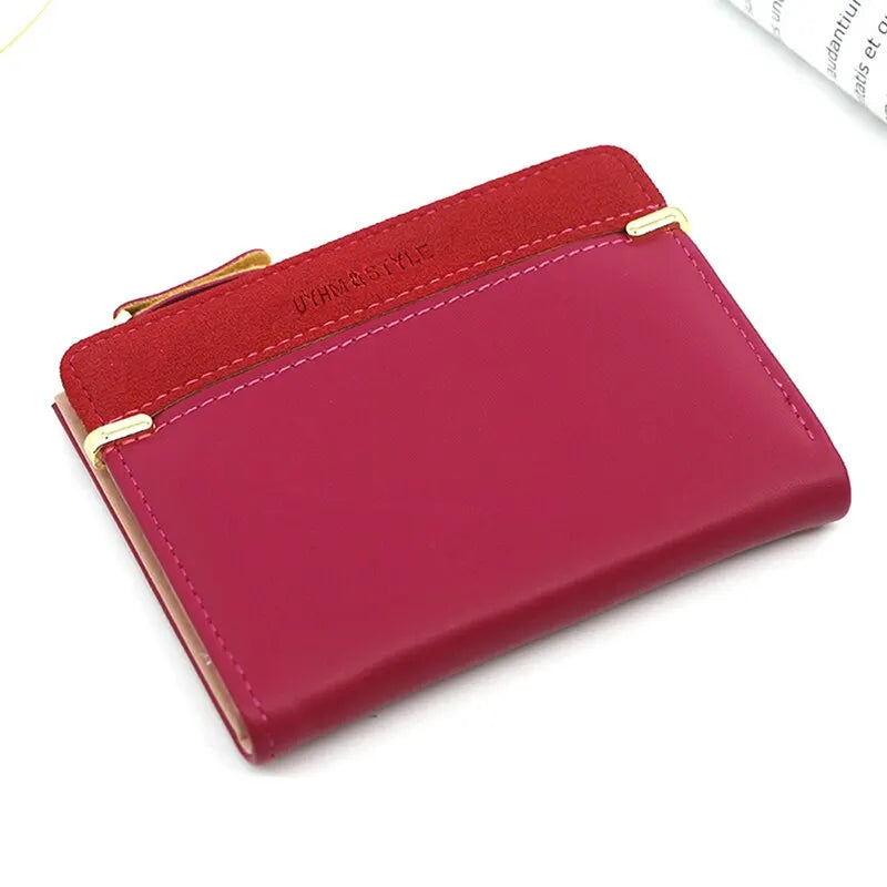Fashion Simple Elegant Short Women Wallet Ladies Coin Purse for Woman Card Holder Small Wallet Female Mini Clutch for Girl