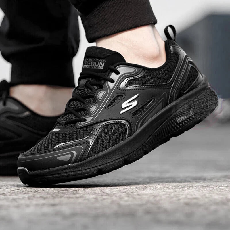 Skecher Men's Sneakers Summer breathable mesh casual running shoes Lightweight shock-absorbing jogging shoes