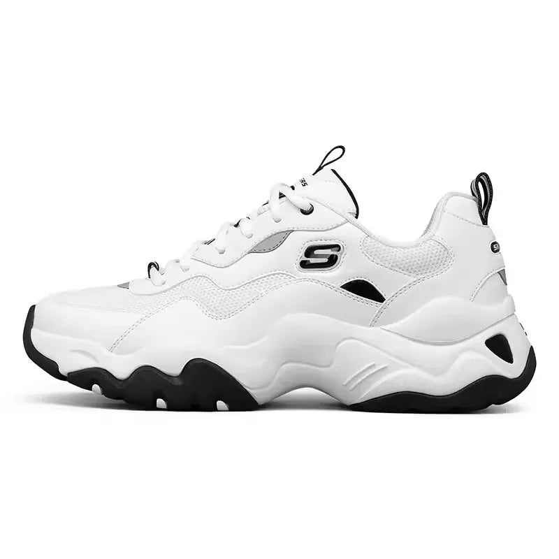 Skechers men's sneakers Classic Fashion Casual shoes Retro shock absorbing panda shoes