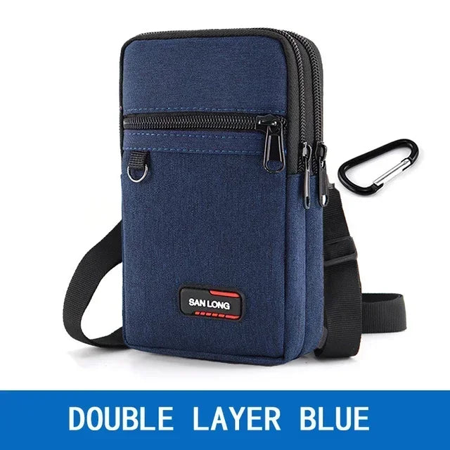 Waterproof Waist Bag Purse with Belt Single/double Layer Outdoor Fanny Pack Men Women Phone Pouch Camping Hunting Tactical Bag