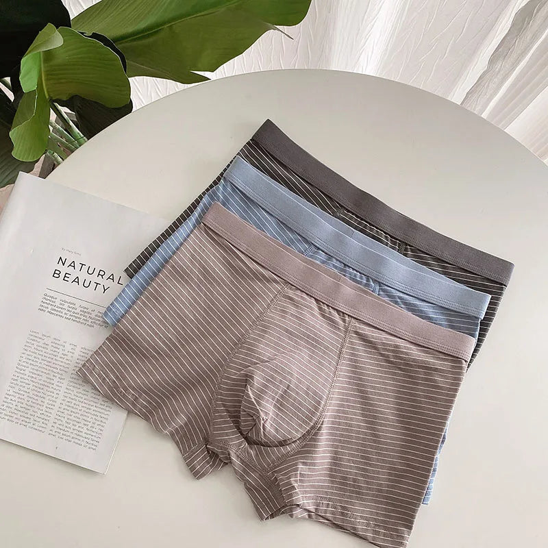 3pcs Large Size Fat Man Boxers Cotton Under Shorts Men 6XL 7XL 8XL 9XL Oversize Panties Comfortable Loose Boxer Briefs for 150KG