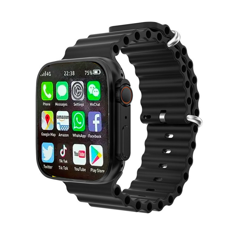 SIM-100 Ultra2 Smart Watch – 5G+ | SIM Supported | 2.20” AMOLED Display | Camera & More