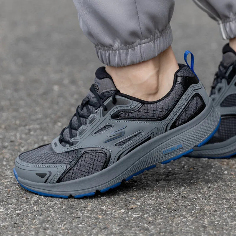 Skecher Men's Sneakers Summer breathable mesh casual running shoes Lightweight shock-absorbing jogging shoes