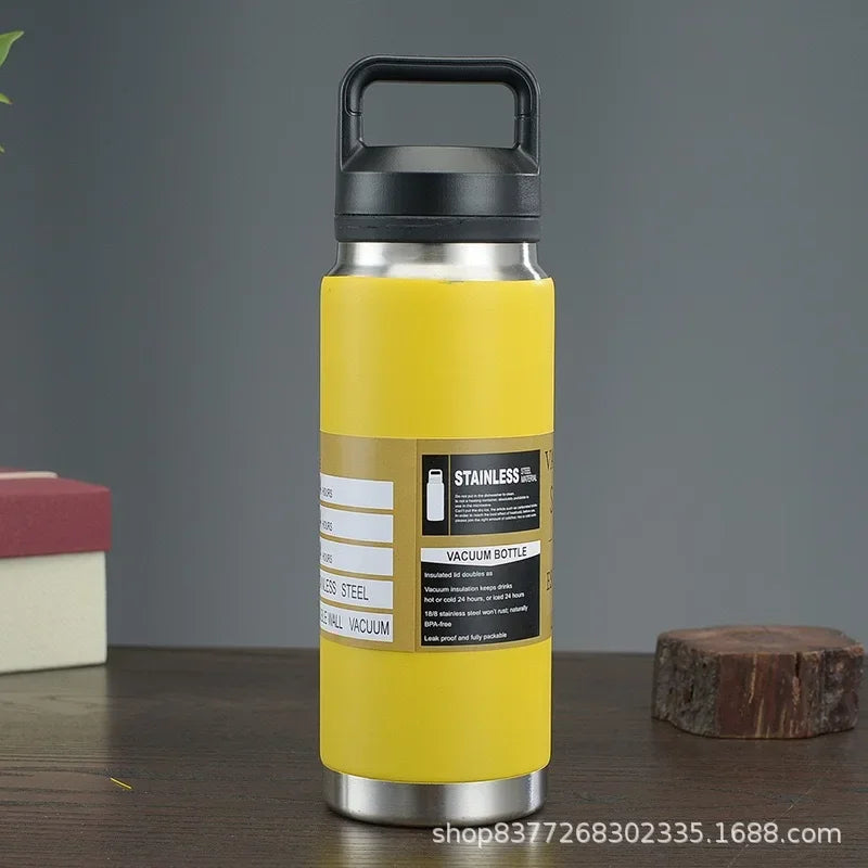 36oz Yetys Water Bottle thermos Stainless Steel Vacuum Flask Insulated Water Bottle Travel Cup for Children Coffee Mug Termica