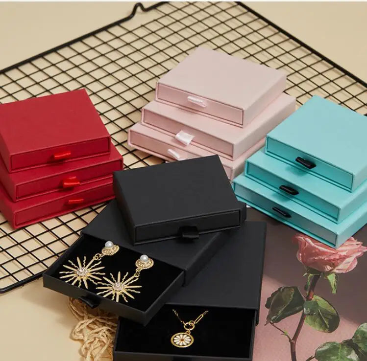 Jewelry Box, 7 * 7CM Earrings, Bracelet, Necklace Box  1PC