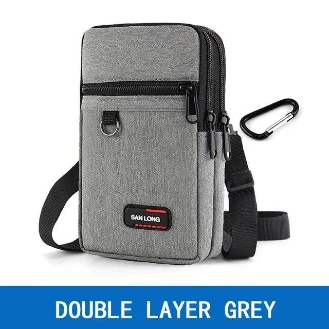 Waterproof Waist Bag Purse with Belt Single/double Layer Outdoor Fanny Pack Men Women Phone Pouch Camping Hunting Tactical Bag