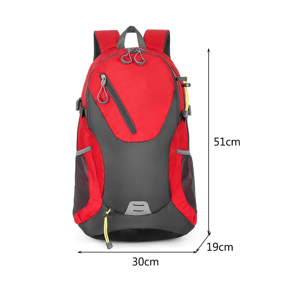 Men Sports Backpack Women Outdoor Travel Backpack Waterproof Motorcycle Backpack Hiking Lightweight Trekking Fishing Duffel Bag