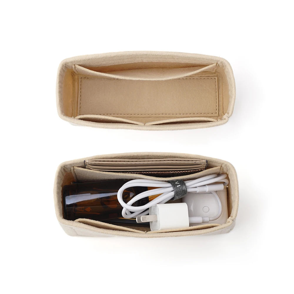Bag Organizer For Longchamp Mini Bag Storage Bag The Liner Bag Felt Purse Insert Handbag Liner Bag