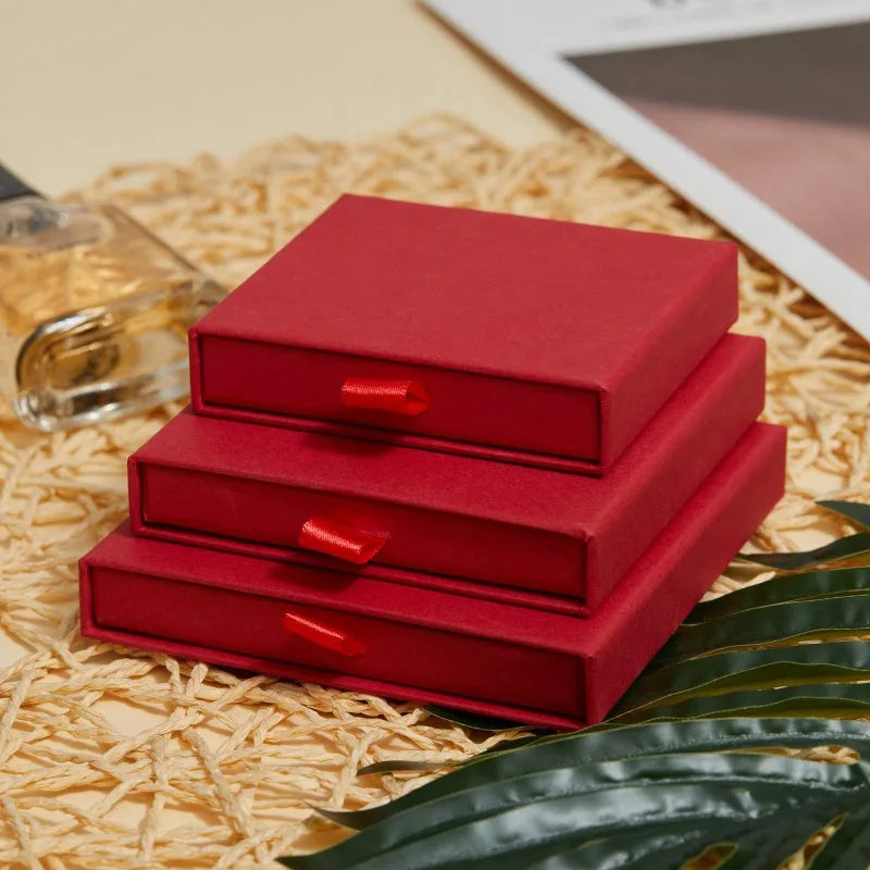 Jewelry Box, 7 * 7CM Earrings, Bracelet, Necklace Box  1PC