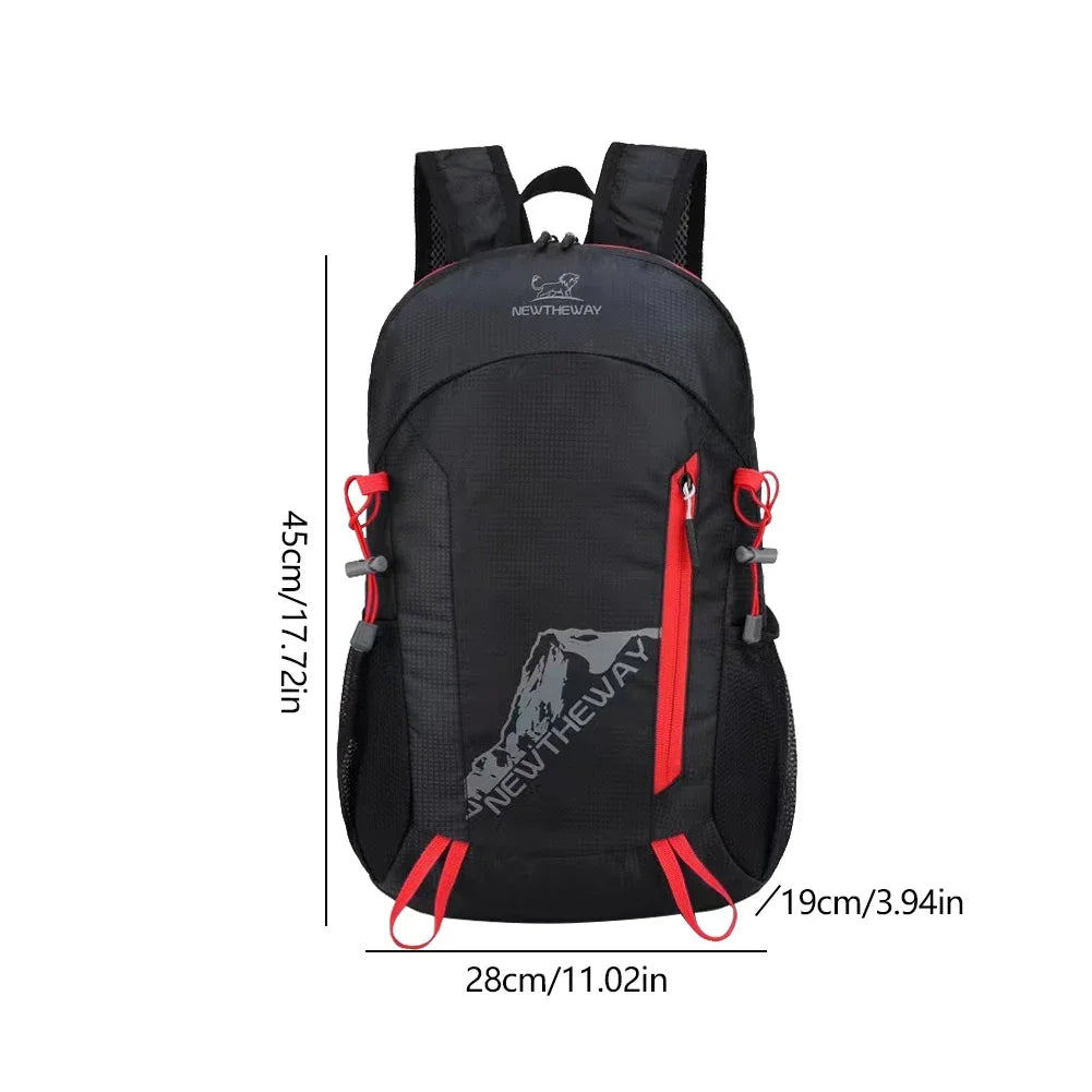 Men Sports Backpack Women Outdoor Travel Backpack Waterproof Motorcycle Backpack Hiking Lightweight Trekking Fishing Duffel Bag