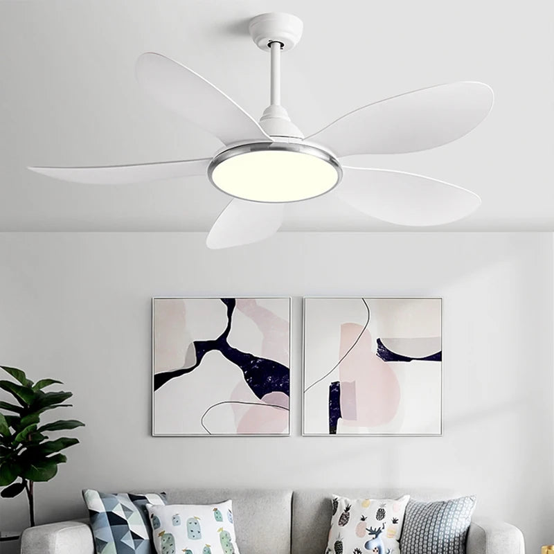 IFF Modern Ceiling Fan with 35W LED light support Remote Control Strong winds Electric fans for Living Room DC motor 110-240V