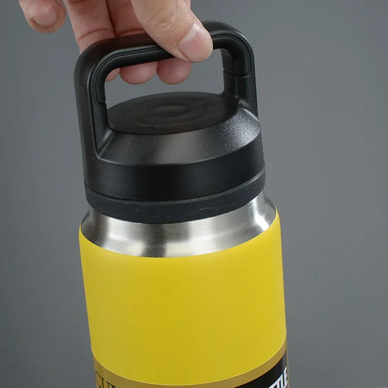 36oz Yetys Water Bottle thermos Stainless Steel Vacuum Flask Insulated Water Bottle Travel Cup for Children Coffee Mug Termica