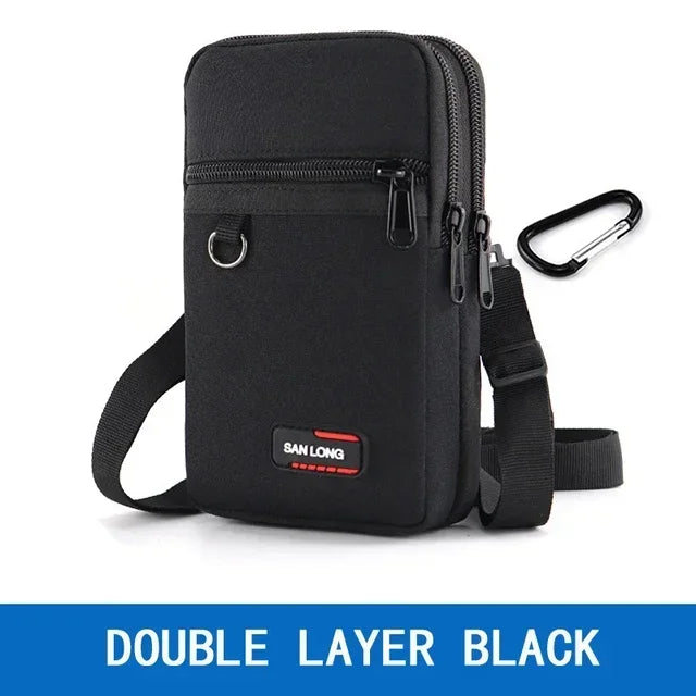 Waterproof Waist Bag Purse with Belt Single/double Layer Outdoor Fanny Pack Men Women Phone Pouch Camping Hunting Tactical Bag