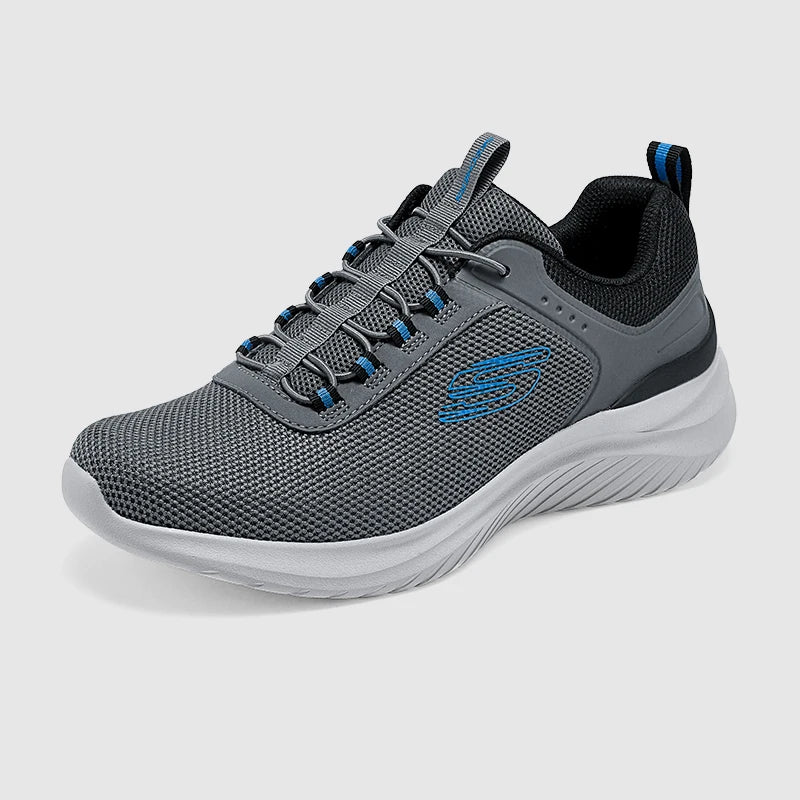 Skechers Mens Non-Slip Casual Sneakers Breathable Outdoor Jogging Training Sports Running Outdoor Lace Up Shoes tenis masculino
