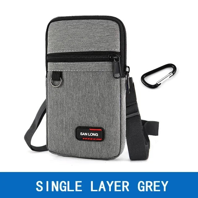 Waterproof Waist Bag Purse with Belt Single/double Layer Outdoor Fanny Pack Men Women Phone Pouch Camping Hunting Tactical Bag