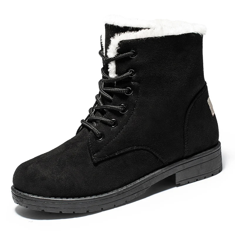 Women Boots Snow Plush Women Shoes Platform Boots For Women Fashion Keep Warm Women's Boots Flat New Botas Mujer Winter Shoes