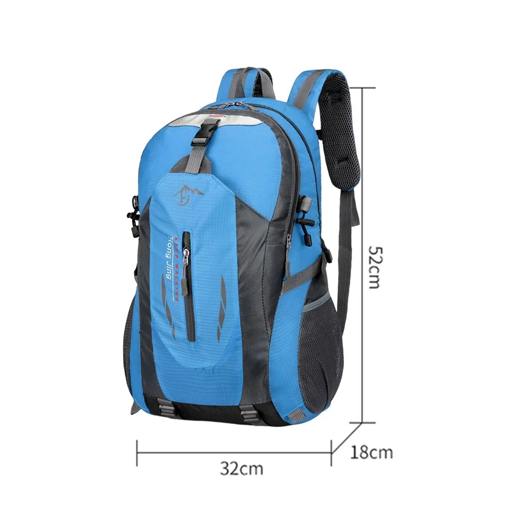 Men Sports Backpack Women Outdoor Travel Backpack Waterproof Motorcycle Backpack Hiking Lightweight Trekking Fishing Duffel Bag