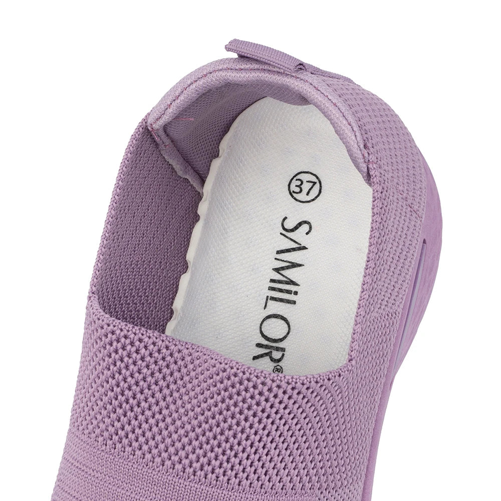 Women Shoes Summer Flying Weave Sneakers Super Light Comfortable Vulcanized Shoes Female Mesh Breathable Sneakers Women Shoes